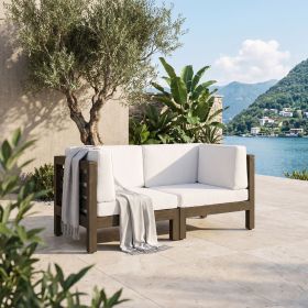 OANA 2-Piece LOVE SEAT SET, WHITE
