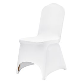 Stretch Spandex Folding Chair Covers, Universal Fitted Arched Front Cover, Removable Washable Protective Slipcovers, for Wedding, Holiday, Banque